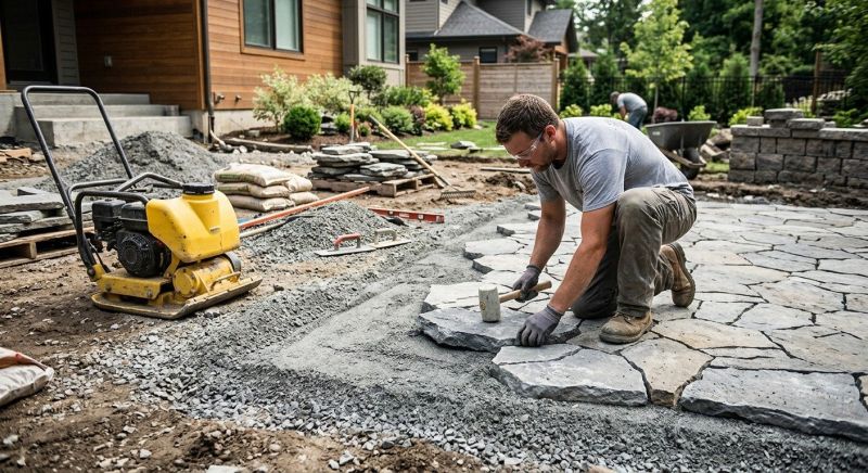 Patio Pavers Construction in Boston, MA